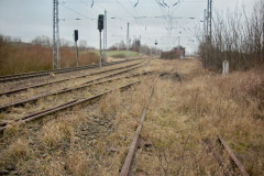 Übergabegleise im Bahnhof Sagard