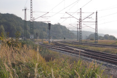 Blick auf die Bahnsteige
