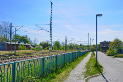 Blick EG zur Bahnhofsausfahrt