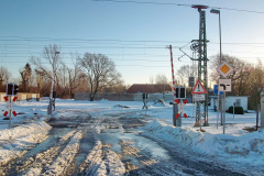 Bahnübergang Lietzow nach Umbau