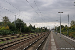 Einfahrt Güterbahnhof Bramow