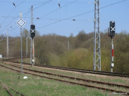 Ungültige Ausfahrsignale in Richtung Lancken