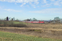 Ausfahrt RE nach Sassnitz in Sagard
