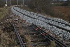 Einfahrweiche aus Richtung Sassnitz