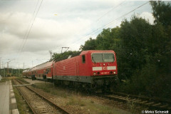 143 557 im Bahnhof Sagard, 2005