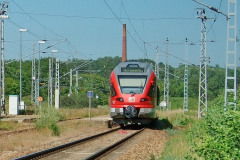 Flirt im Bahnhof Sagard 2010