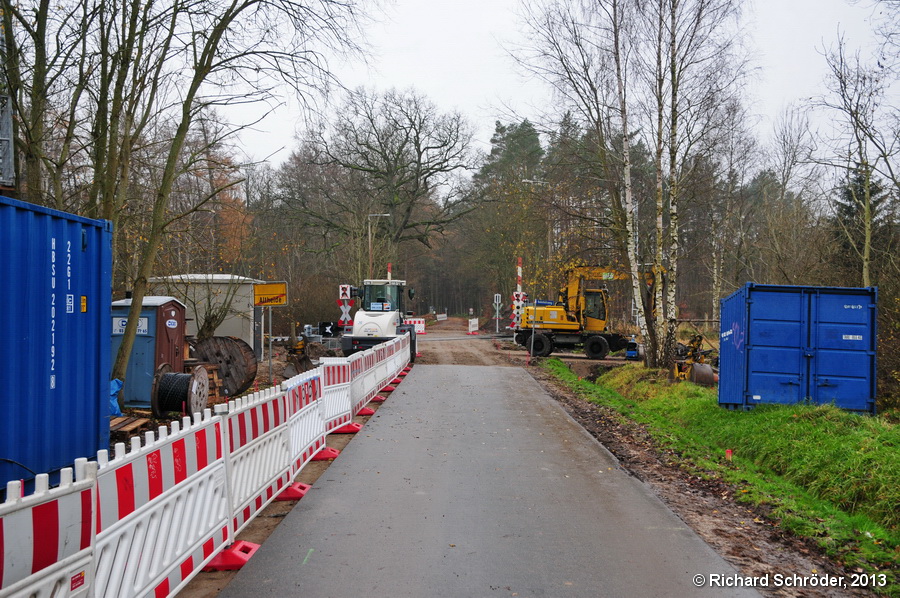 Bahnbergang Altheide - Umbau Bild 1