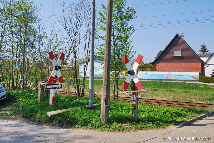 Bahnbergang Richard Suhr Siedlung Ribnitz Bild 2