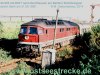 142 003 mit D817 an der Bahnhofsausfahrt Barth, 31.08.1989