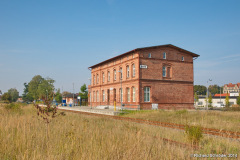 Barth Bahnhofsgebäude Gleisseite