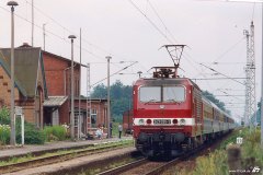 IC 533 am 16.07.1991 im Bahnhof Gelbensande