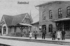 Bahnhofsgebäude Gelbensande um 1900