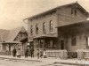 Bahnhofsgebäude Gelbensande in den 1920er Jahren