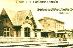 Großherzoglicher Wartesaal Gelbensande um 1920 - 30
