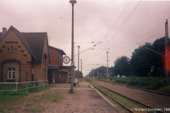 Bahnhof Gelbensande im Jahr 1998