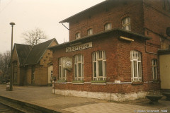 Bahnhof Gelbensande im Jahr 1998