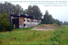 Lokschuppen vom Bahnhof Graal-Müritz im Jahr 2010