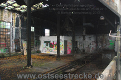Lokschuppen vom Graal-Müritz Innenansicht
