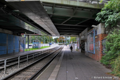 Detail Holbeinplatz Straßenbahnunterführung