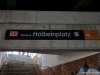 Stationsschild Holbeinplatz