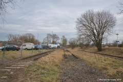 Gleisende Marienehe - Blick zurück