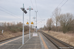 Bahnsteig ohne Überdachung 2