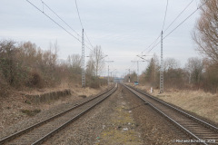Bahnsteigende Norden