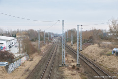 Rückblick von der Brücke Marienehe nach Bramow