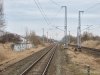 Überblick vom Bahnsteig zurück nach Bramow