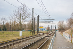 Straßenbahnschienen nach Evershagen