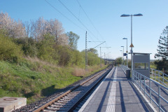 Neuer Bahnsteig - Haltepunkt Sagard - Bild 1