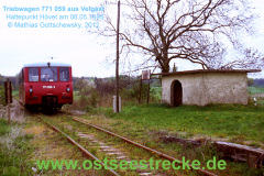 771 059 vor Wartebude bei Hövet am 06.05.1995