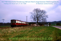 VT 137 099 und 147 052 in Hövet am 27.04.1996