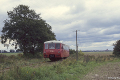 Triebwagen zwischen Kavelsdorf und Landsdorf - 23.05.1995 - Bild 1