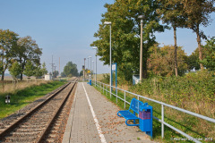Bahnsteig in Kenz