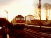 Unbekannte 132er mit D-Zug nach Rostock - Bahnübergang Martensdorf  23.11.1989