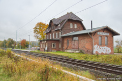 Empfangsgebäude von Mönchhagen im Jahr 2015
