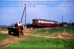 Abschiedsfahrt in Neu-Seehagen am 27.04.1996