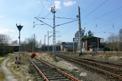 Zufahrt Lokschuppen Ribnitz
