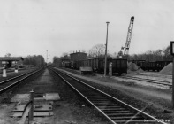 Stellwerk B1 und Ausfahrt Ribnitz-Damgarten West 1982