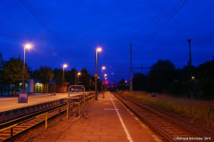 Bahnhof Ribnitz-Damgarten West bei Nacht