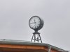 Stellwerk W3 vom Rostocker Güterbahnhof - Detailaufnahme Uhr