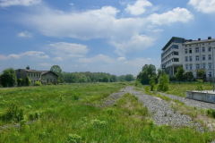 Blick über das gesamte Areal des Güterbahnhofes