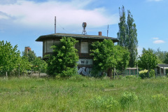 Stellwerk W3 des Rostocker Güterbahnhofes