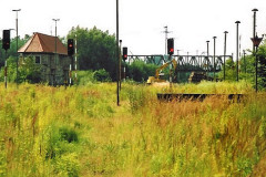Rostock Güterbahnhof ohne Oberleitung