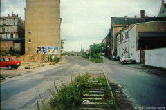 Blick von der Grubenstraße zum Rostocker Güterbahnhof