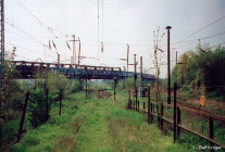 Ablaufberg im Rostocker Güterbahnhof im Jahr 1998