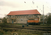 Stellwerk B2 im Rostocker Güterbahnhof