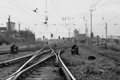 Gleisvorfeld vom Rostocker Güterbahnhof