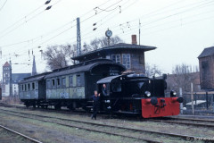 Abfahrt der letzten Wagen vom Rostocker Güterbahnhof